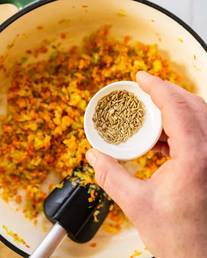 add fennel seeds.  Image by Jaz Kitchen