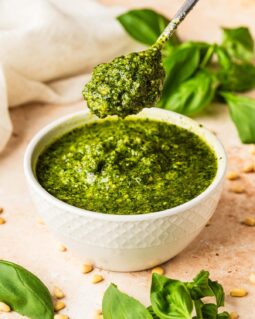 Homemade Pesto Sauce. Image by Jaz Kitchen